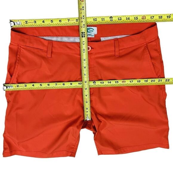 Teal Cove Swim Surf Orange Men’s Shorts Stretch Hybrid Zip Sz 32 - Picture 6 of 9